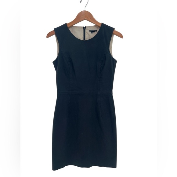 Theory Sleeveless Fitted Dress Black Women's Size 2 - Picture 1 of 10
